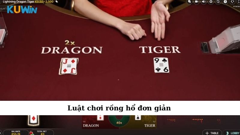 Luật chơi rồng hổ đơn giản