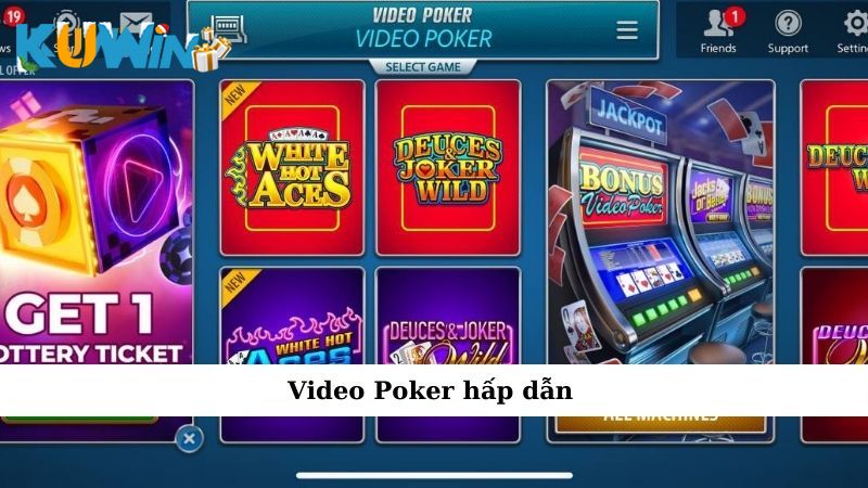 Video Poker hấp dẫn